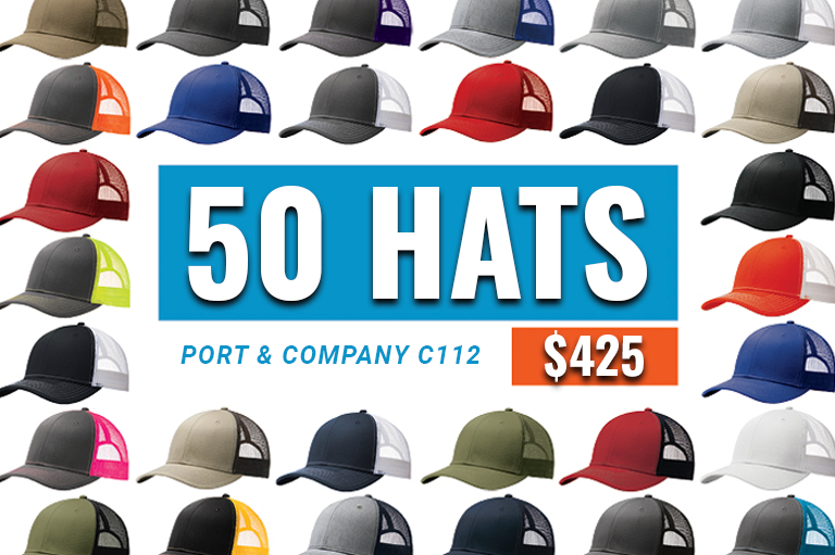 50 Hatts for 425